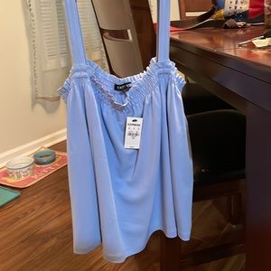 Express tank top, brand new w/tags, pretty sky blue, SP